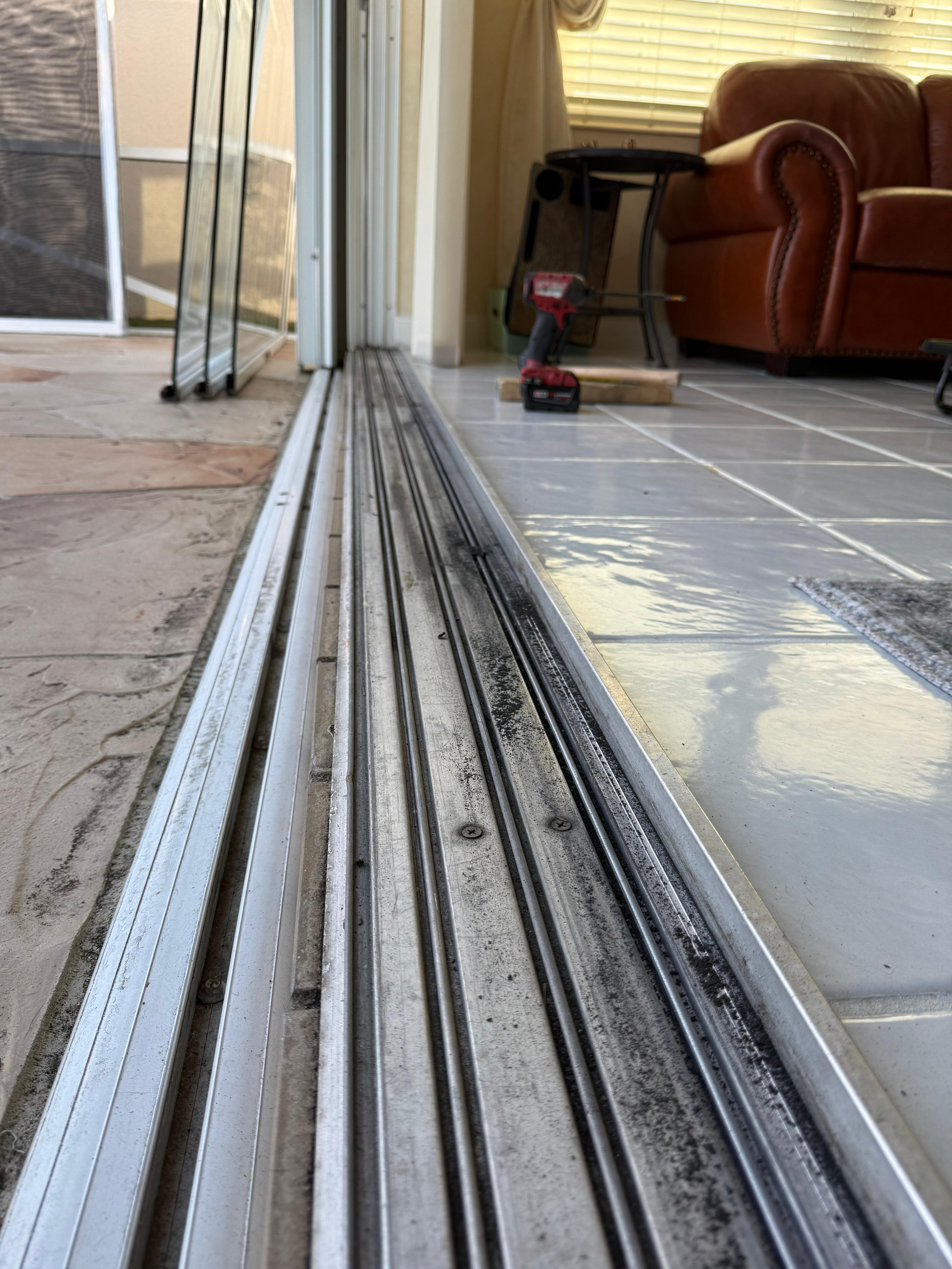 sliding door track repair jensen beach service